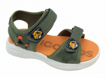 25-175C хаки 26-2,27-2,28-2,29-2,30-2,31-2 Indigo kids Туфли Актив.отдых Сандалии Текстиль, Текстиль, ЭВА Лето Муж