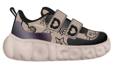 91-060A Беж 25-2,26-2,27-2,28-2,29-2,30-2 Indigo kids П/ботинки Актив.отдых Кроссовки Softshell, Текстиль, ЭВА В/О жен