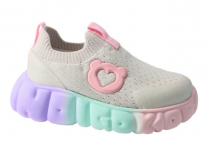 94-1005A Беж 25-2,26-2,27-2,28-2,29-2,30-2 Indigo kids П/ботинки Повсед Слипоны Текстиль, Текстиль, ЭВА Лето жен