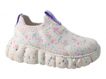 94-1010B Бежевый / разноцвет 25-2,26-2,27-2,28-2,29-2,30-2 Indigo kids П/ботинки Повсед Слипоны Текстиль, Текстиль, ЭВА Лето жен