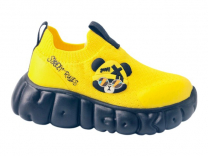 94-1025D жёлтый 25-2,26-2,27-2,28-2,29-2,30-2 Indigo kids П/ботинки Повсед Слипоны Текстиль, Текстиль, ЭВА Лето Муж