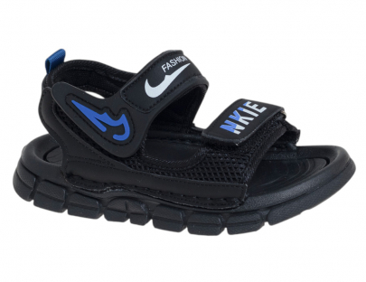 R703391138BK Чёр 27-2,28-2,29-2,30-2,31-2 Сказка Туфли Актив.отдых Сандалии Иск.мат, Кожподклад Лето Муж