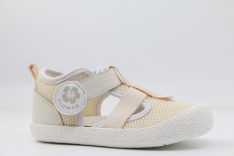 10241п-4 Беж 19-2,20-2,21-2,22-2 Kapika П/ботинки Повсед Сандалеты Иск.мат, Текстиль, Резина Лето жен