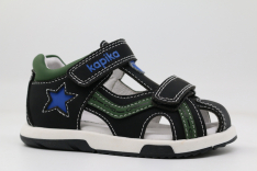 31853п-2 Чёр 21-1,22-1,23-1,24-1,25-1 Kapika П/ботинки Повсед Сандалеты Иск.мат, Кожподклад, ТЭП (термоэластопласт) Лето Муж