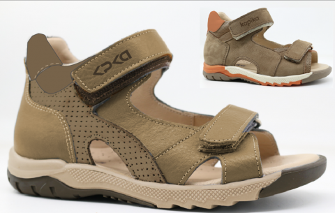 32992т-1 Кор 28-1,29-1,30-1,31-1,32-1 Kapika Туфли Орто/проф Сандалеты Нат.кожа, Кожподклад, ТЭП (термоэластопласт) Лето Муж