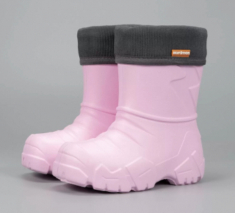 4-111-R15 Нежно роз МОНО 36/37-8 Nordman Kids Сапоги Повсед Веллингтон ЭВА, Чул.Флис, ЭВА В/О жен