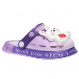 251S-G17-5802 24-2,25-2,26-2,27-2,28-2,29-2 Flamingo Туфли Пляж Кроксы ЭВА, Без подклада, ПВХ (лампочки) Лето жен