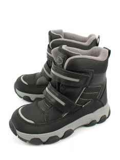 AL 12598 Чёр 32-1,33-1,34-1,35-1,36-1,37-1 Antilopa Ботинки Повсед Оксфорд Иск.мат, Нат.шерсть, полим.мат Зима Муж