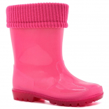 231PC-Z9-3507 26-1,27-1,28-1,29-1,30-1,31-1,32-1 Flamingo Сапоги Повсед Веллингтон ПВХ, Чул.Флис, ПВХ В/О жен