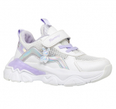 241K-F1-4652 25-1,26-1,27-1,28-1,29-1,30-1,31-1 Flamingo П/ботинки Актив.отдых Кроссовки Иск.мат, Текстиль, ЭВА/ПВХ В/О жен