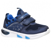 241K-F4-4638 24-1,25-1,26-1,27-1,28-1,29-1,30-1 Flamingo П/ботинки Актив.отдых Кроссовки Иск.мат, Текстиль, ЭВА (лампочки) В/О Муж