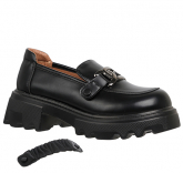 242T-G6-5250 33-1,34-1,35-1,36-1,37-1,38-1 Qwest Туфли Школа Лоферы Иск.мат, Кожподклад, ПУ Лето жен