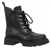 242WB-Z25-5482 32-1,33-1,34-1,35-1,36-1,37-1 Qwest Ботинки Повсед Дерби Иск.мат, Нат.шерсть, ТЭП Зима жен