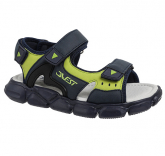 221S-Z6-2834 31-1,32-1,33-1,34-1,35-1,36-1,37-1 Qwest Туфли Актив.отдых Сандалии Иск.мат, Текстиль, ЭВА Лето Муж