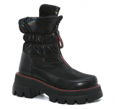 222WC-C1-3427 33-1,34-1,35-1,36-1,37-1,38-1 Qwest Ботинки Повсед Дутики Иск.мат, Нат.шерсть, ТЭП Зима жен