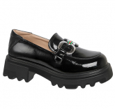 232T-G6-3827 33-1,34-1,35-1,36-1,37-1,38-1 Qwest Туфли Школа Лоферы Иск.мат, Кожподклад, ПУ Лето жен