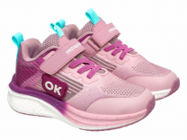 94-470A Пыльная роза 29-2,30-2,31-2,32-2,33-2,34-2 Indigo kids П/ботинки Актив.отдых Кроссовки Иск.мат, Текстиль, ЭВА / ТЭП В/О жен