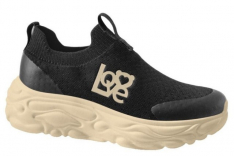 94-2025E Чёрный / бежевый 31-2,32-2,33-2,34-2,35-2,36-2 Indigo kids П/ботинки Повсед Слипоны Текстиль, Текстиль, ЭВА Лето жен