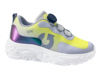 94-2055B Жёлтый / серый 31-2,32-2,33-2,34-2,35-2,36-2 Indigo kids П/ботинки Актив.отдых Кроссовки Текстиль, Текстиль, ЭВА В/О жен