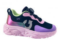 94-2055G Чёр 31-2,32-2,33-2,34-2,35-2,36-2 Indigo kids П/ботинки Актив.отдых Кроссовки Текстиль, Текстиль, ЭВА В/О жен