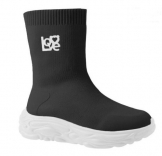 94-2070F Чёрный / белый 31-2,32-2,33-2,34-2,35-2,36-2 Indigo kids П/сапоги Повсед Веллингтон Текстиль, Текстиль, ЭВА В/О жен