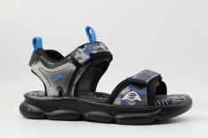 32951п-2 черный-синий 28-1,29-1,30-1,31-1,32-1 Kapika Туфли Актив.отдых Сандалии Иск.мат, Текстиль, полиуретан/ТЭП Лето Муж