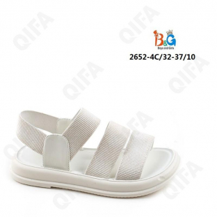 RC51_W2652-4C Бел 32-1,33-2,34-2,35-2,36-2,37-1 Boys and Girls Туфли Повсед Сандалии Текстиль, Текстиль, ПВХ (PVC-Поливинилхлорид) Лето жен