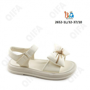 RC51_W2652-1L Беж 32-1,33-2,34-2,35-2,36-2,37-1 Boys and Girls Туфли Повсед Сандалии Иск.мат, Иск.кожа, ПВХ (PVC-Поливинилхлорид) Лето жен