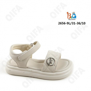 RC51_W2656-9L Беж 31-1,32-2,33-2,34-2,35-2,36-1 Boys and Girls Туфли Повсед Сандалии Иск.мат, Иск.кожа, ПВХ (PVC-Поливинилхлорид) Лето жен