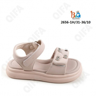 RC51_W2656-1H Роз 31-1,32-2,33-2,34-2,35-2,36-1 Boys and Girls Туфли Повсед Сандалии Иск.мат, Иск.кожа, ПВХ (PVC-Поливинилхлорид) Лето жен