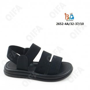 RC51_W2652-4A Чёр 32-1,33-2,34-2,35-2,36-2,37-1 Boys and Girls Туфли Повсед Сандалии Иск.мат, Иск.кожа, ПВХ (PVC-Поливинилхлорид) Лето жен