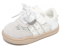 E21497 Беж 17-2,18-2,19-2,20-2 Капитошка П/ботинки Актив.отдых Кроссовки Иск.мат, Без подклада, Резина Лето жен