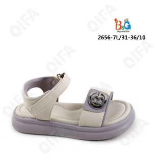 RC51_W2656-7L Фиол 31-1,32-2,33-2,34-2,35-2,36-1 Boys and Girls Туфли Повсед Сандалии Иск.мат, Иск.кожа, ПВХ (PVC-Поливинилхлорид) Лето жен