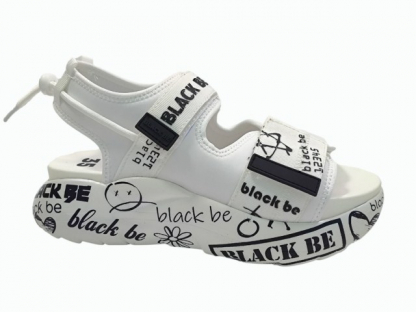 233-525A Бел 35-2,36-2,37-2,38-2,39-2 Indigo kids Туфли Повсед Сандалии Текстиль, Текстиль, ПУ Лето жен