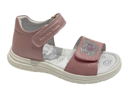 14-025C Роз 28-2,29-2,30-2,31-2,32-2,33-2 Indigo kids Туфли Повсед Сандалеты Нат.кожа, Кожподклад, ТЭП Лето жен