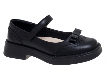 R231894778BK Чёр 32-1,33-1,34-2,35-1,36-1,37-2 Сказка Туфли Школа Mary Jane Иск.мат, Кожподклад Лето жен