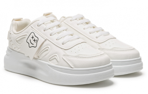 2281 К молочный/белый 36-1,37-1,38-1,39-2,40-1 Дюна С П/ботинки Повсед Кроссовки Иск.мат, Текстиль В/О жен