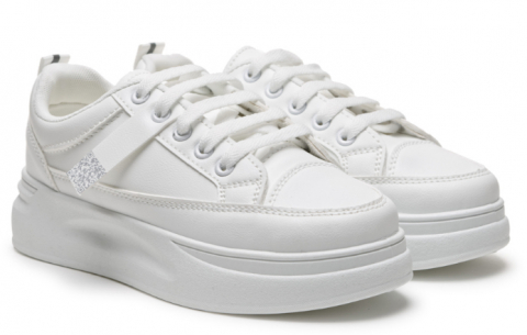 2281 К белый лейбл/белый 36-1,37-1,38-1,39-2,40-1 Дюна С П/ботинки Повсед Кроссовки Иск.мат, Текстиль В/О жен