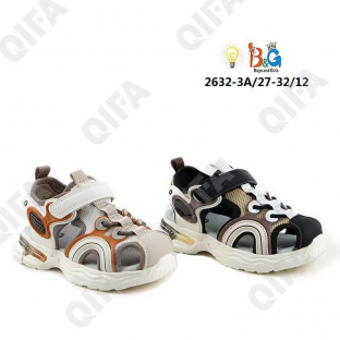 RC51_W2632-3A Микс 27-2,28-2,29-2,30-2,31-2,32-2 Boys and Girls Туфли Актив.отдых Сандалеты Иск.мат, Текстиль, ЭВА (EVA-Этиленвинилацетат) Лето Муж