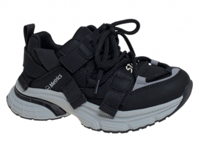 R096694885BK Чёр 33-1,34-2,35-2,36-2,37-1 Сказка П/ботинки Актив.отдых Кроссовки Иск.мат, Текстиль В/О жен