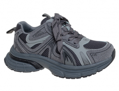 R096694886DGR Т.сер 33-1,34-2,35-2,36-2,37-1 Сказка П/ботинки Актив.отдых Кроссовки Иск.мат, Текстиль В/О Муж