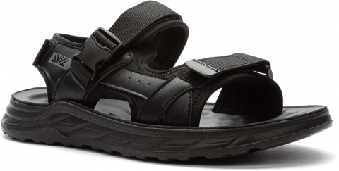 457280/01-01E Чёр Crosby Туфли Повсед Сандалии Иск.мат, Текстиль, ПУ Лето Муж