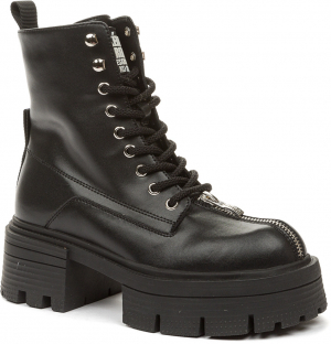 548422/09-01 Чёр 34-1,35-1,36-2,37-2,38-1,39-1 Keddo Ботинки Повсед Дерби Иск.мат, Нат.шерсть, ТП.резина Зима жен