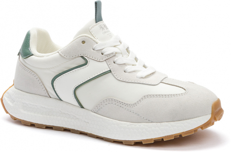 457030/03-04 Белый/Серый 36-1,37-2,38-2,39-2,40-2,41-1 Keddo П/ботинки Актив.отдых Кроссовки Иск.мат, Текстиль, ЭВА(этиленвинилацетат)/резина В/О жен