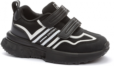 257104/03-02 Чёр 30-1,31-1,32-2,33-2,34-2,35-2 Keddo П/ботинки Актив.отдых Кроссовки Иск.мат, Текстиль, ЭВА(этиленвинилацетат) В/О Муж