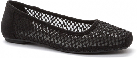 957033/06-03 Чёр 36-1,37-1,38-2,39-2,40-1,41-1 Keddo Туфли Повсед Балетки Иск.мат, Без подклада, ТПУ(термопластичный полиуретан) Лето жен