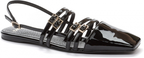 957013/07-03 Чёр 36-1,37-1,38-2,39-2,40-1,41-1 Keddo Туфли Повсед Сандалии Иск.мат, Иск.кожа, ТПУ(термопластичный полиуретан) Лето жен