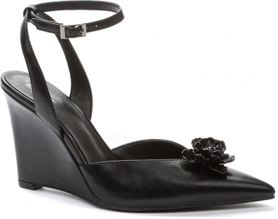 957056/01-01 Чёр 35-1,36-1,37-2,38-2,39-1,40-1 Keddo Туфли Повсед Босоножки Иск.мат, Иск.кожа, ПУ Лето жен