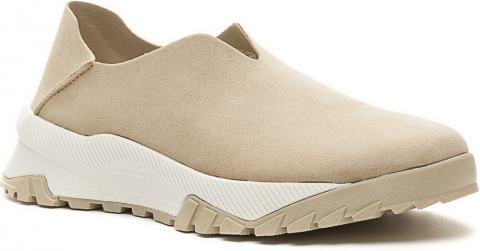 157597/09-01 Беж 36-1,37-1,38-2,39-2,40-1,41-1 Grunberg Туфли Повсед Слипоны Иск.мат, Без подклада, файлон/ТЭП(термоэластопласт) Лето жен