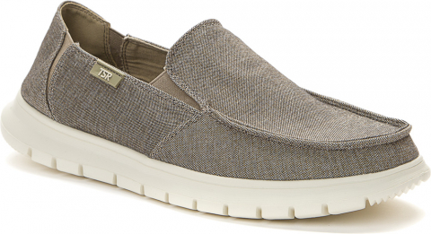 157126/01-03 Беж 40-1,41-1,42-2,43-2,44-2,45-1,46-1 Grunberg П/ботинки Повсед Слипоны Текстиль, Текстиль, EPR облегченная резина Лето Муж